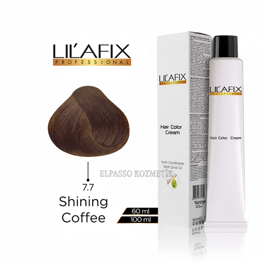 Lilafix Professional Hair Color Cream 7.7 Shining Coffee 100ml